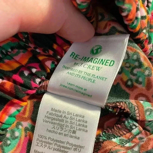 JCREW Jamie Pant. Bright floral pant. Size 0 - Picture 6 of 10